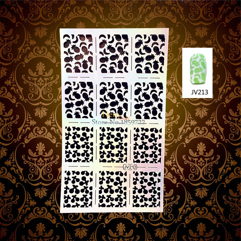 1 шт. здоровье сетка полые дизайны рандомный стиль салонные инструменты Аэрограф