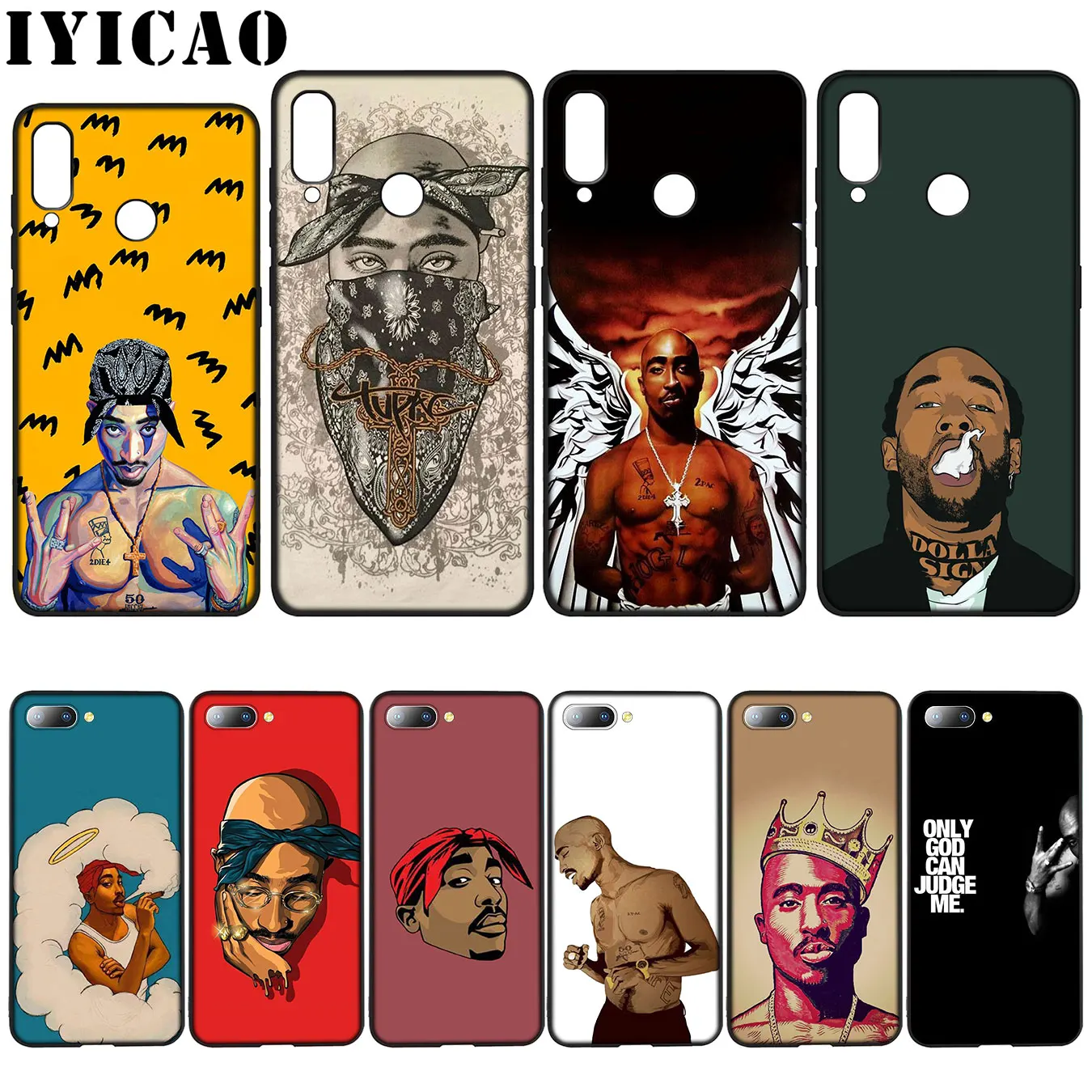 2Pac Tupac Shakur Супер предложение Мобильный Силиконовый мягкий чехол для Huawei Y7 Y6 Prime Y9