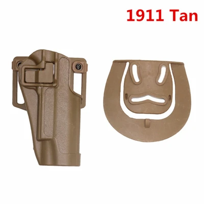 Тактический страйкбол CQC Кобура пистолет кобура для G17/1911/M9/P226/USP пояс петля Талия весло Открытый Охота - Цвет: 1911 Tan