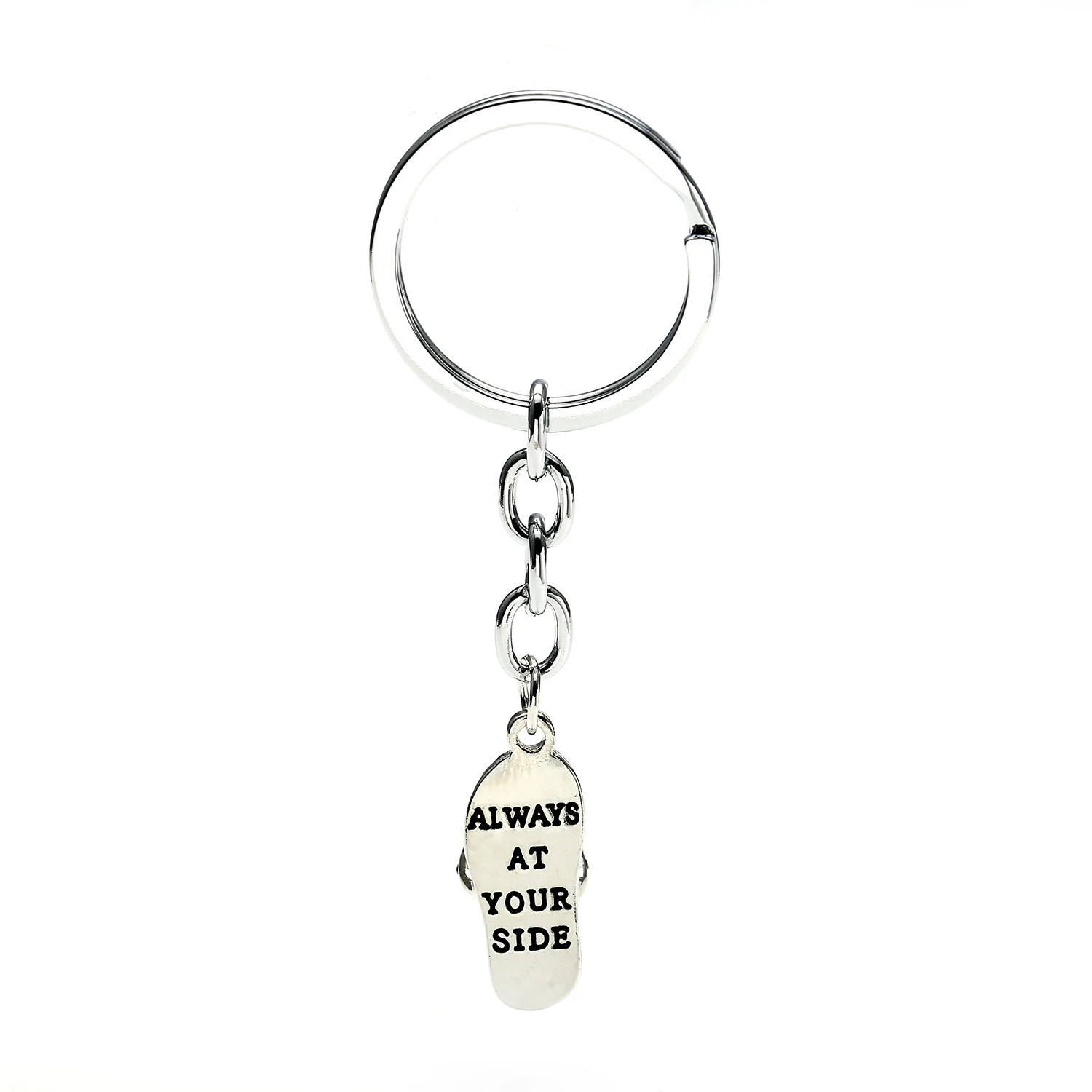 12PC Wholesale Pet Paw Print Keychain Clear Crystal Sandals Always At Your Side Flip Flop Keyring Gift Jewelry Women Men Animal | Украшения