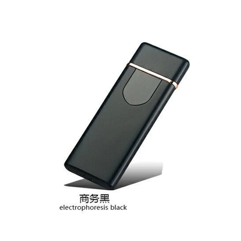 Новая Металлическая usb зарядка Зажигалка сенсорный экран электронная зажигалка маленькая зарядка электрическая зажигалка ветрозащитный мужской подарок - Цвет: A1