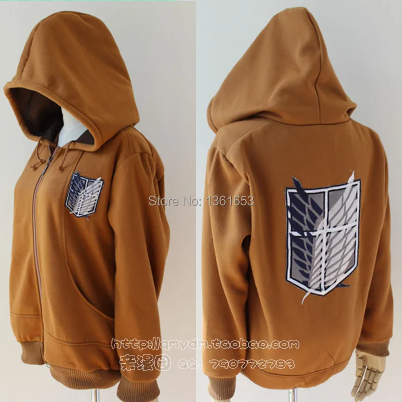 Аниме атака на Титанов куртка Толстовка Косплей Костюм Shingeki no Kyojin Eren Jaeger Вышивка