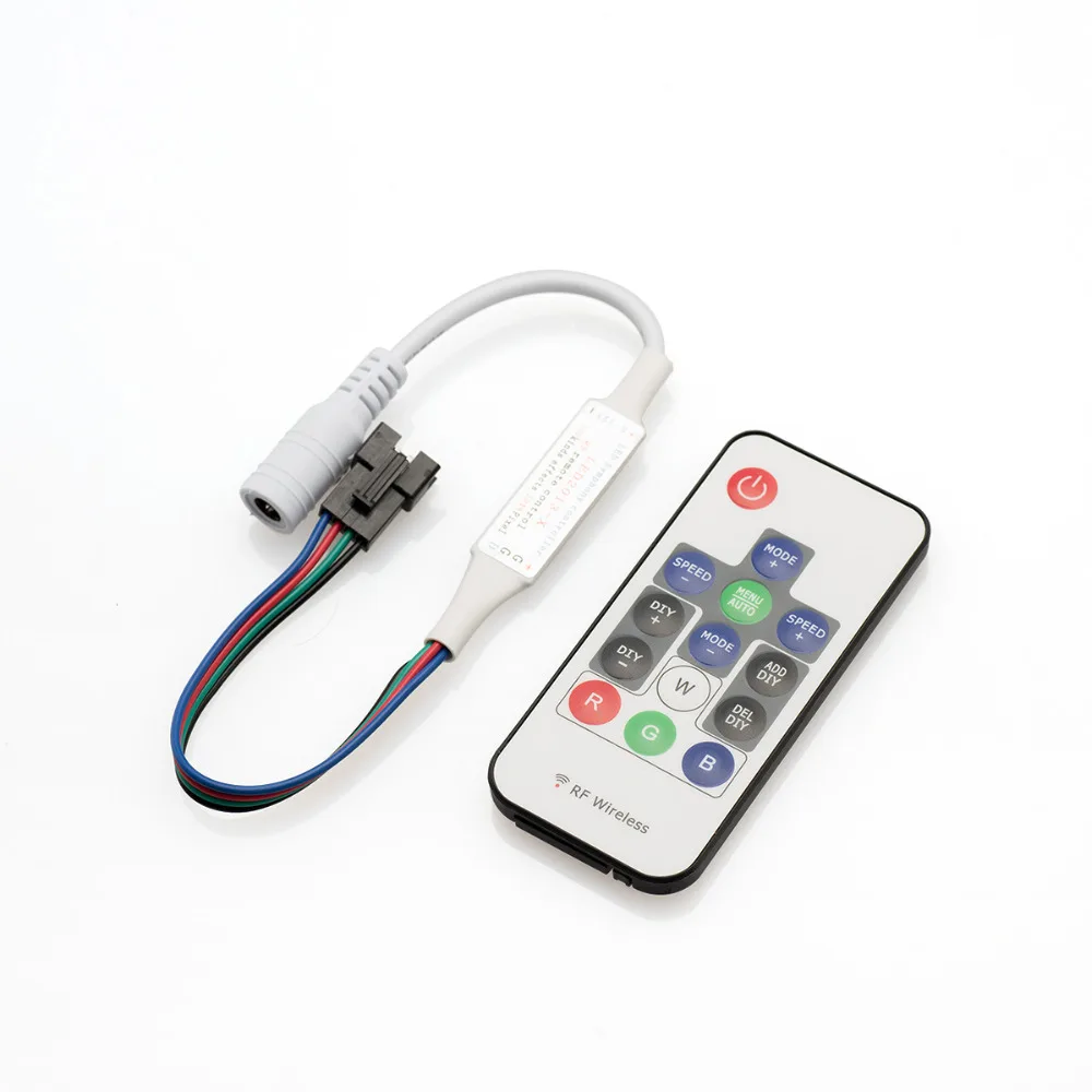 RGB контроллер WS2813 RF для светодиодных лент WS2812B WS2811 300 клавиш|Контролеры RGB| |