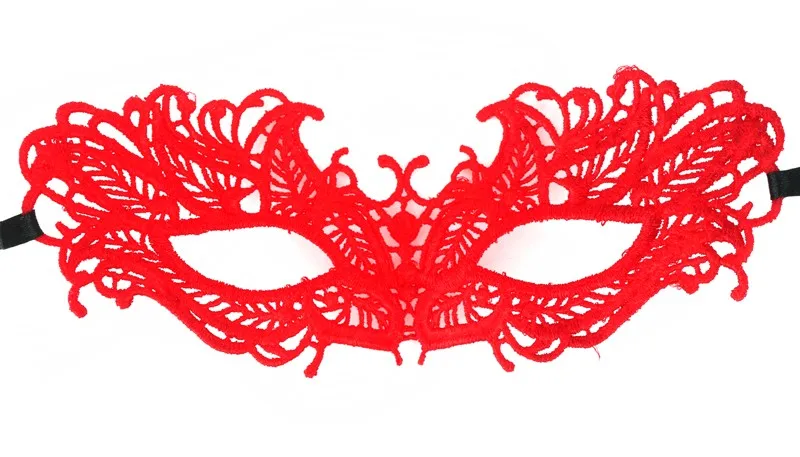 Красные кружевные маски пикантные женские маски танец маска партии Halloween Masquerade Кружева партии девочек партия поставки Леди Маска