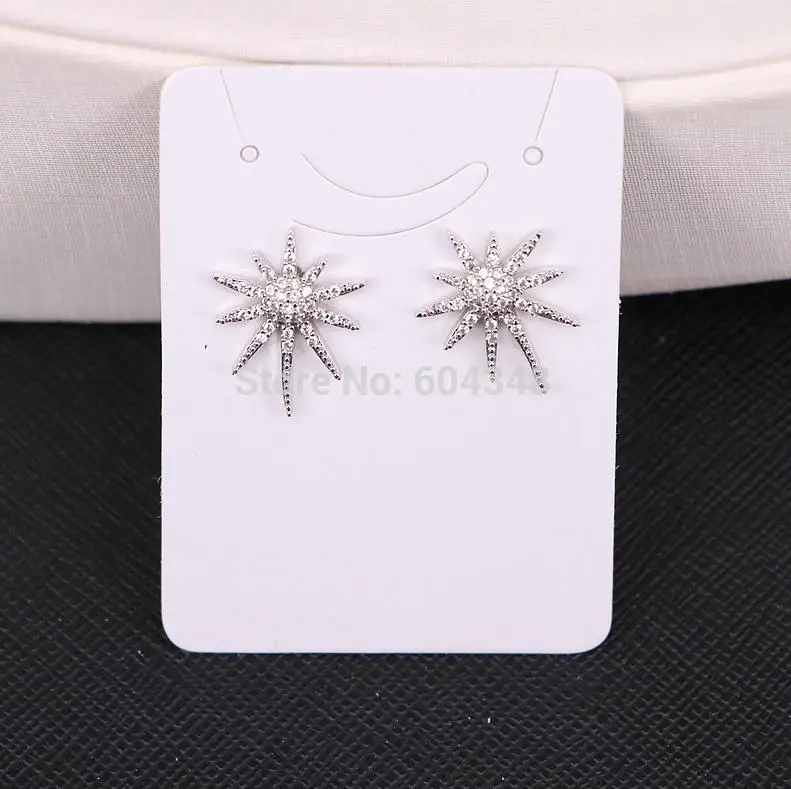 silver color 5 пар ZYZ180-9561 в форме подсолнечника CZ серьги гвоздики микро-кристалл циркония серьги для женщин Свадебные украшения - Окраска металла: silver color