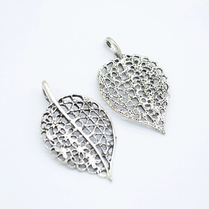 

35pcs Leaves Charms DIY Jewelry Making Pendant Fit Bracelets Necklaces Earrings Handmade Crafts