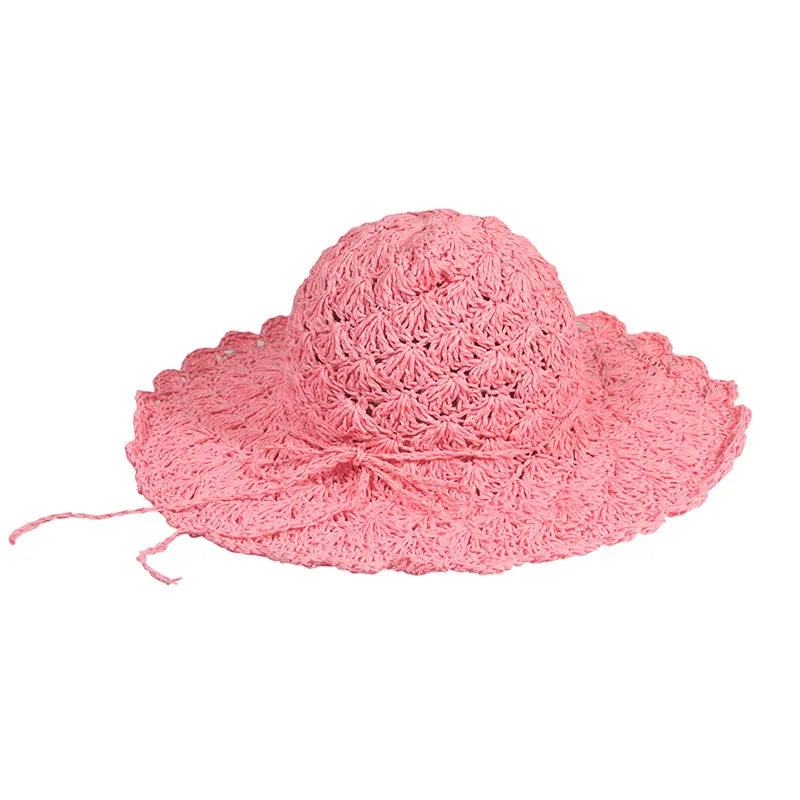 Богемия Женская Мода Пустой Sun Пляжа Лета Hat Женщины Природный потертые Бахромой