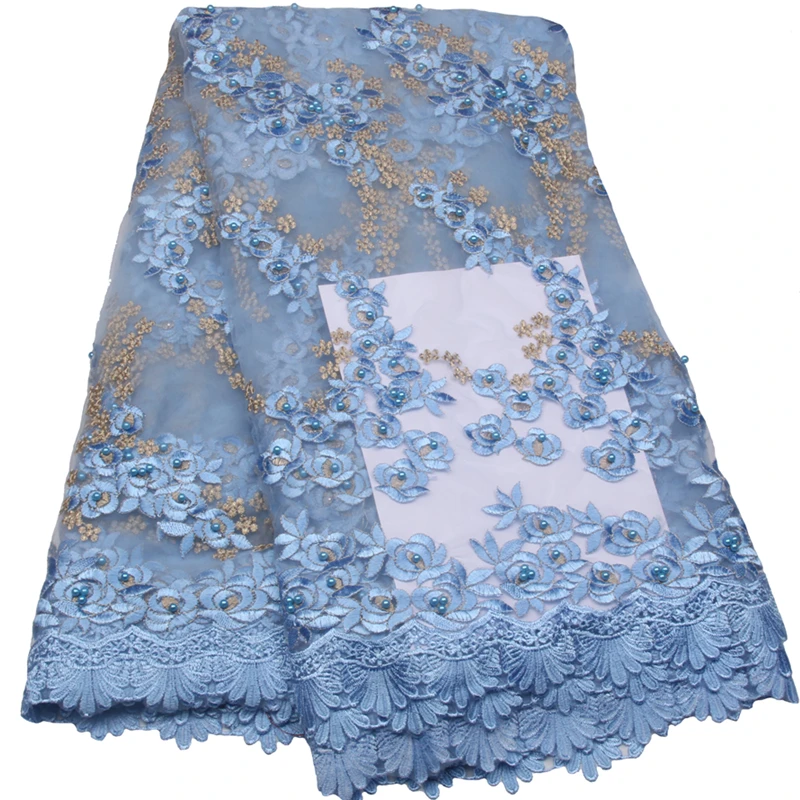 Высокое качество любимый из бус африканская французская сетка кружева тюль с