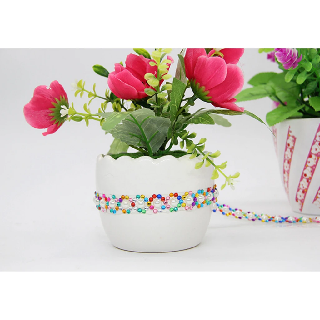 2 рулона различных форм и цветов Стразы Лента с наклейками мобильный телефон PC Car