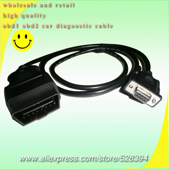 Адаптер Диагностический для автомобиля 16 контактов контактов|obd 2|16 pinobd 2 connector |