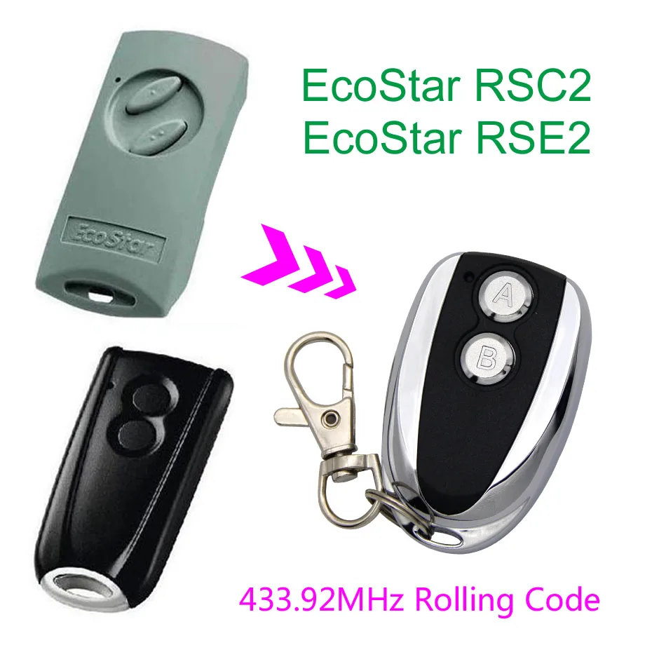 Ecostar RSE2 RSC2 433 МГц пульт дистанционного управления Hormann с непрерывно изменяющимся