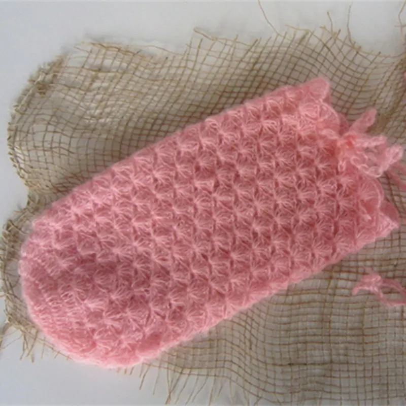 

Newborn photography props,handmade mohair sleeping sack photography props