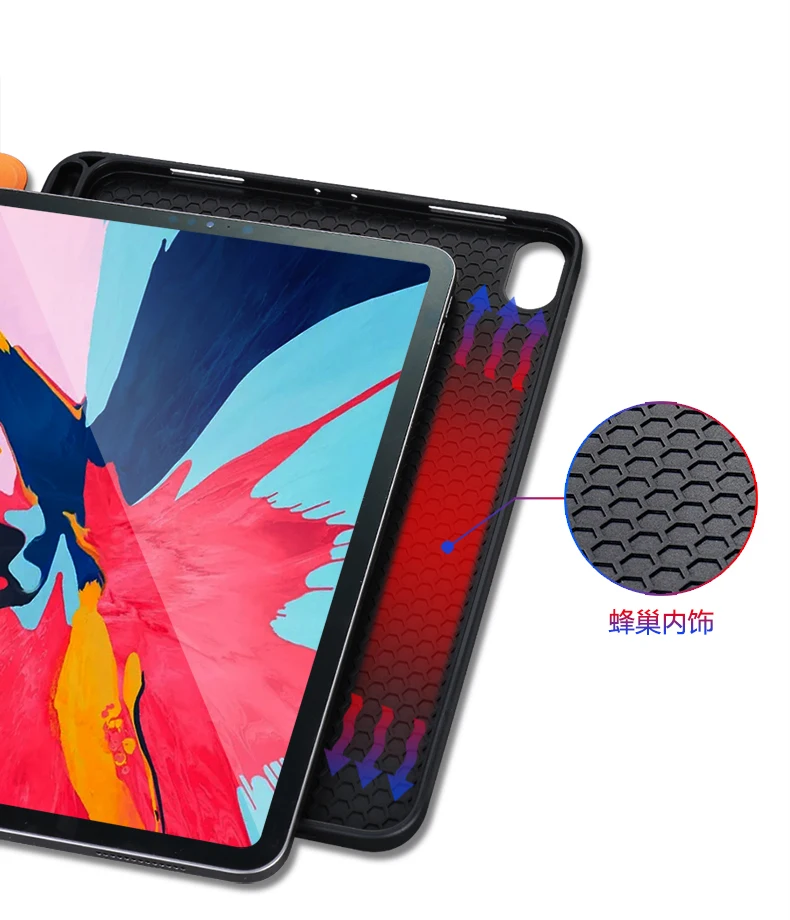 Для iPad Pro 12,9 чехол X-Level кожаный флип-чехол с умным сном и функцией подставки чехол для iPad Pro 12,9 чехол Funda