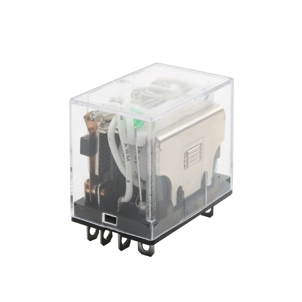 LY4NJ HH64P AC 220 В 14PIN 10A серебряное Контактное реле питания катушка 4PDT с гнездом|relay