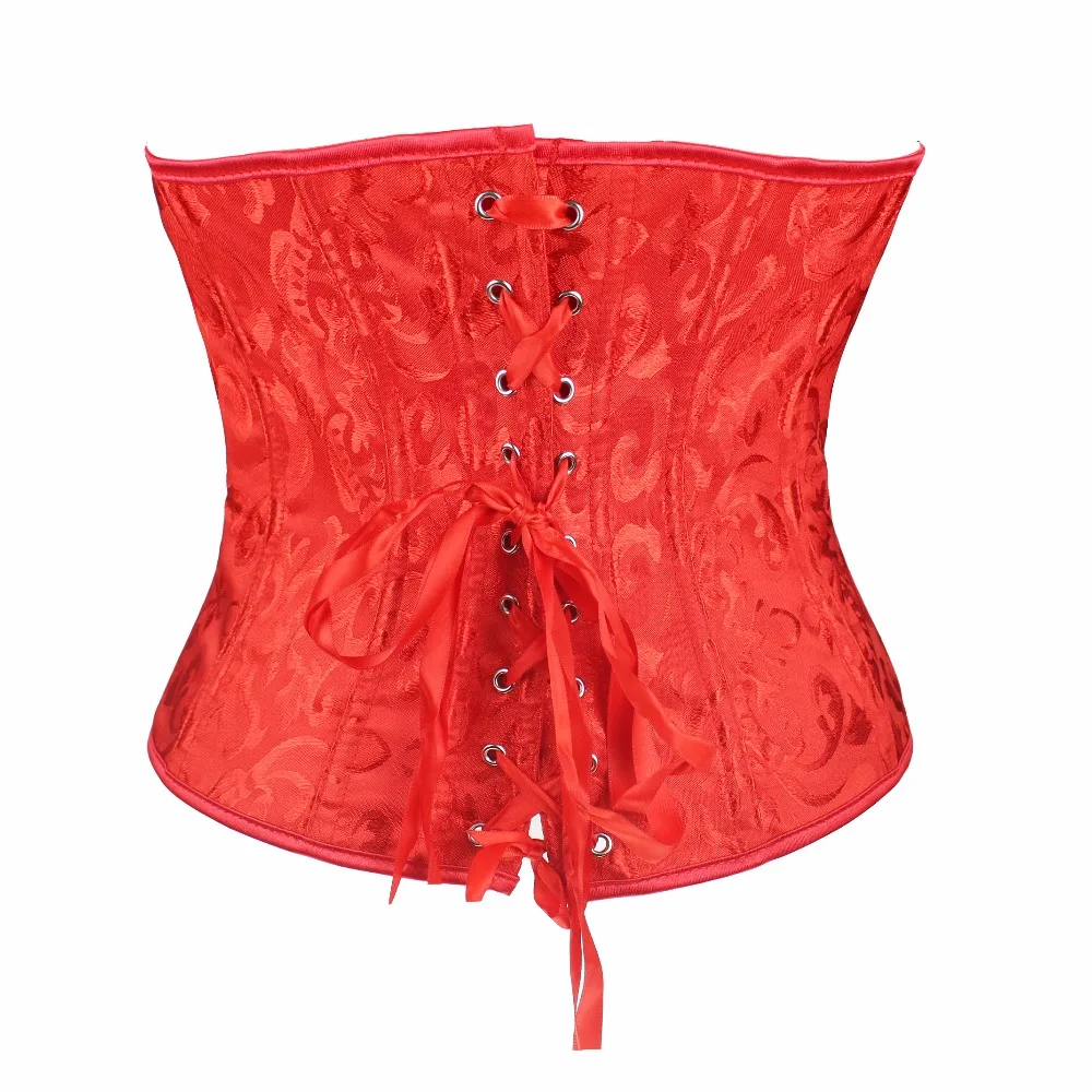 Женский подгрудный корсет стиль стимпанк Бюстье Топ Талии Тренажер Cincher Body Shaper с