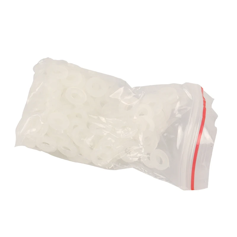 800 шт./Чехол M3 нейлон Hex Распорки винт гайка белая Пластик Прижимные шайбы Шурупы и