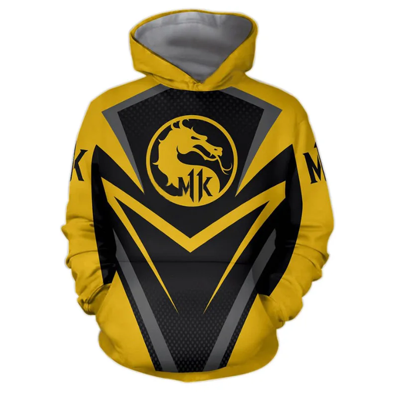 Новые толстовки Mortal Kombat 11, 3D толстовки для мужчин и женщин, весна, осень, зима, повседневные модные толстовки Mortal Kombat 11, толстовки, свитшоты