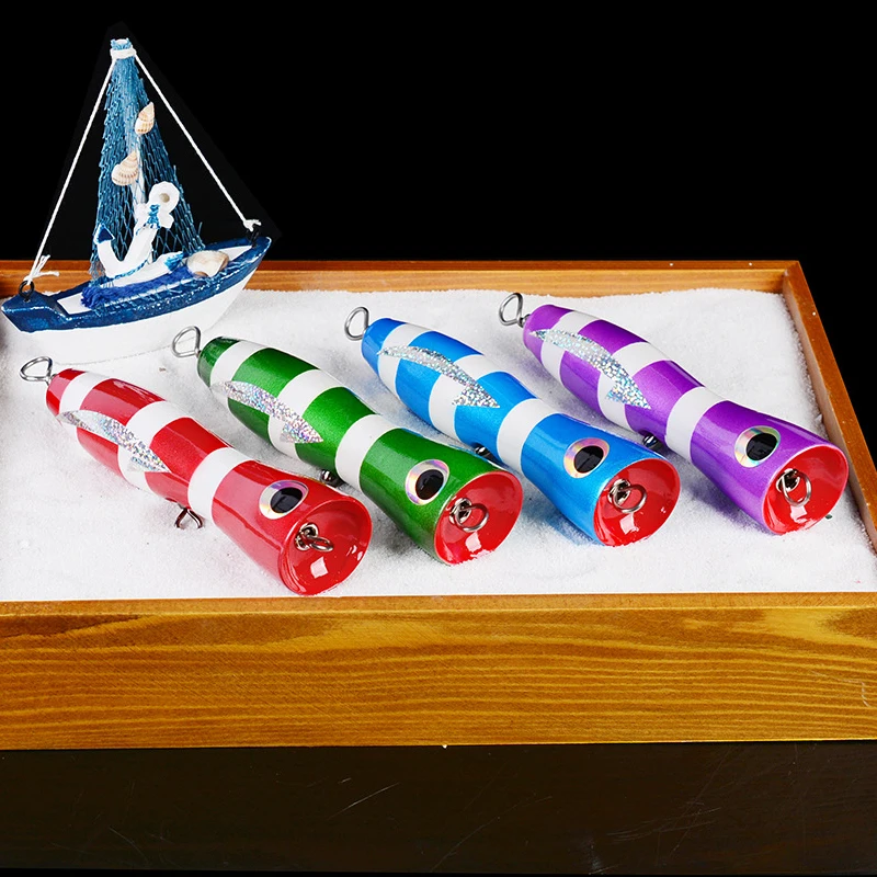 Мм 62 г рыболовные приманки с большим Поппером для|Наживки для рыбной ловли| |