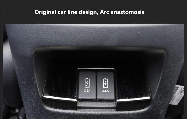 Аксессуары для Honda CRV 5TH интерьер USB разъем декоративные наклейки из нержавеющей стали отделка 1 шт