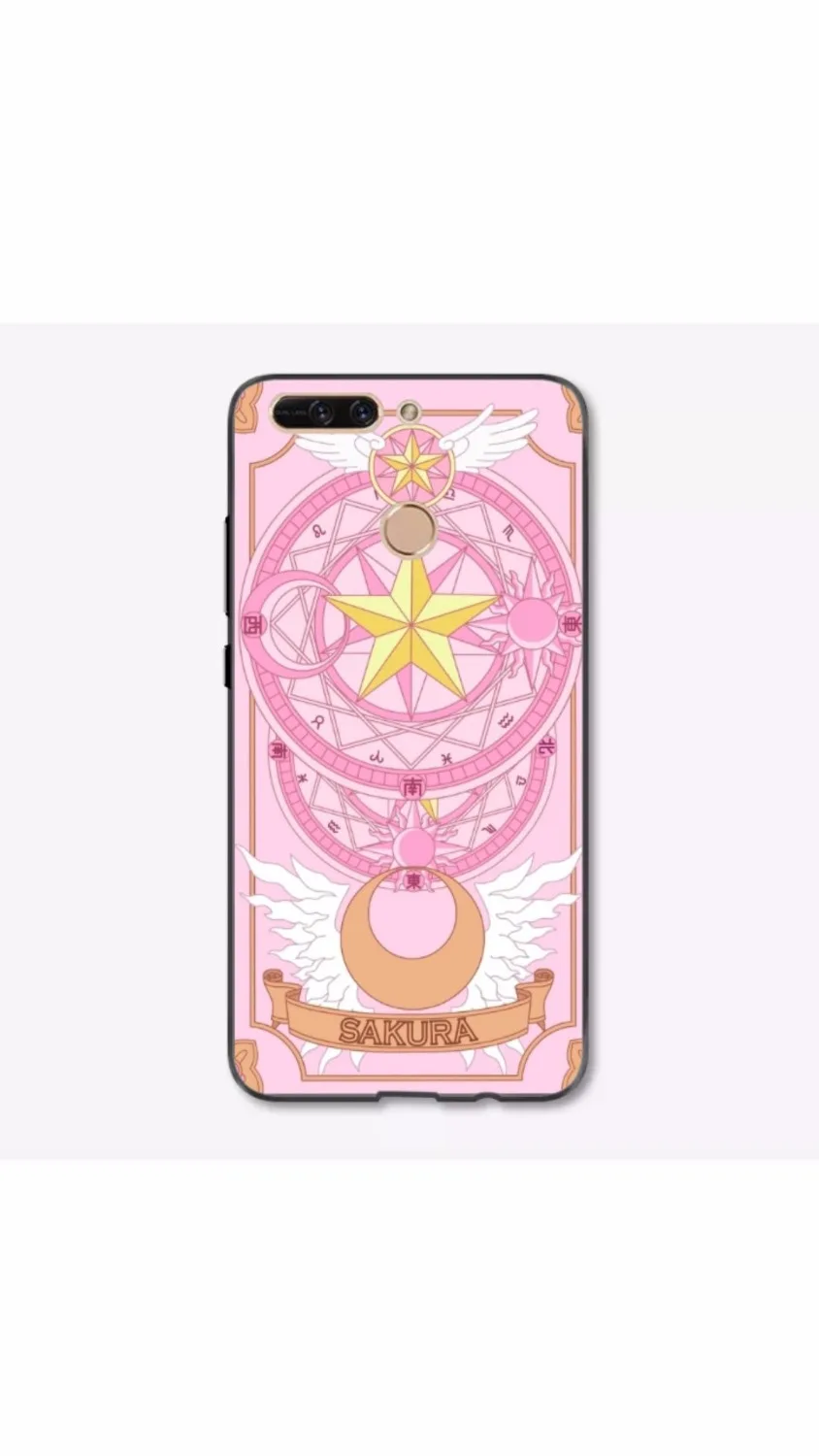 Cow Card Captor Sakura мультфильм аниме прекрасный розовый пластиковый мягкий силиконовый