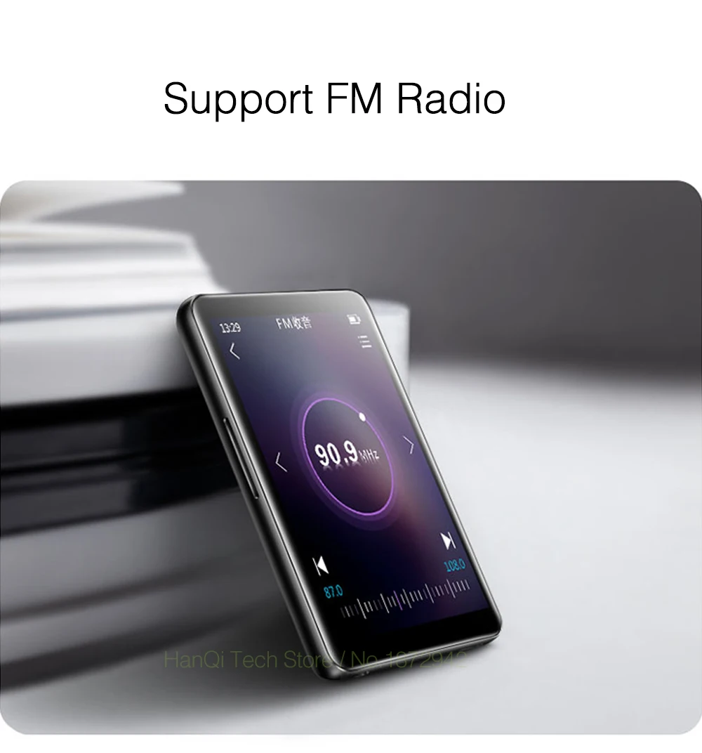 BENJIE X6 полный сенсорный экран MP3-плеер 4 Гб 8 Гб музыкальный плеер с fm-радио видео плеер электронная книга плеер MP3 со встроенным динамиком