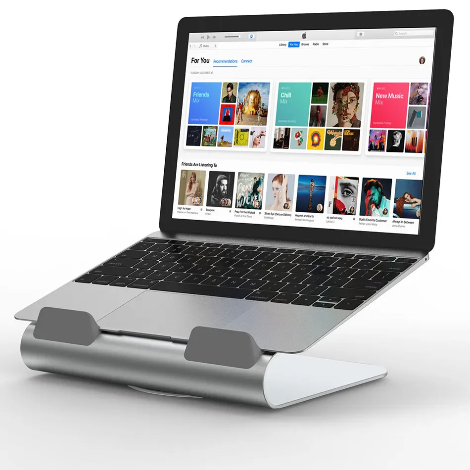 WIWU 10-17.3 inch Laptop Stand Rotating Base for MacBook Air Pro Ergonomics Aluminum Alloy Cooling Holder | Автомобили и