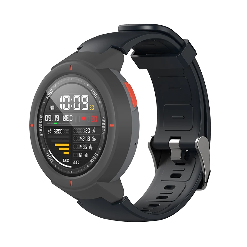 Black Силиконовый ремешок SIKAI для часов Huami Amazfit Verge, сменный удобный цветной ремешок для часов Amazfit Verge Lite - Цвет ремешка: Black
