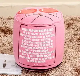 pink 35 см x 35 см стекаются ПВХ, надувные скамеечку, мебель для дома ног подушки - Цвет: pink
