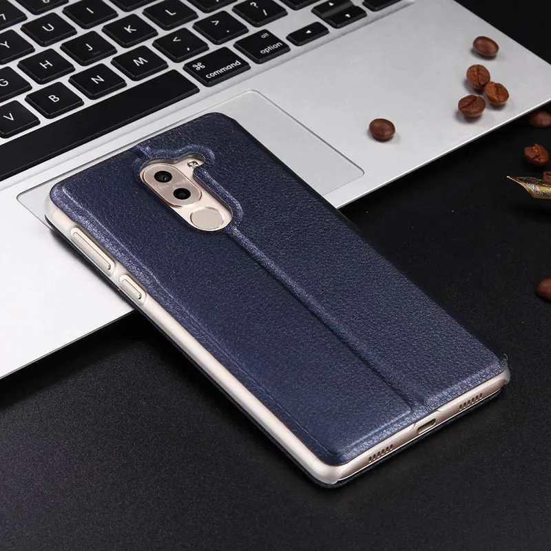 Huawei Honor 6X Окно Просмотра Флип Кожаный Чехол Для Случаи С Подставкой Функции