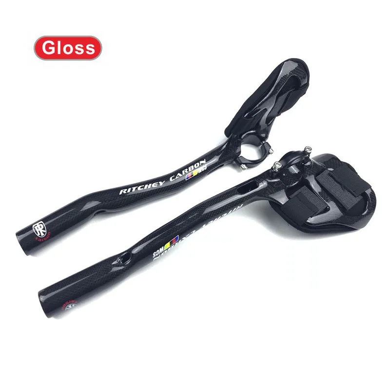 KEDDIE WCS Full Carbon Fiber Bicycle TT Handlebar Road Bike Rest Handlebars bar 3k Gloss finish bicycle parts accessories