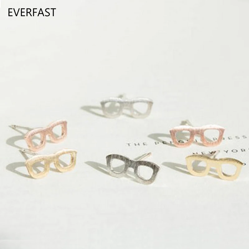 1 Пара простых очков Everfast оправа серьги модные для женщин детей ювелирные изделия