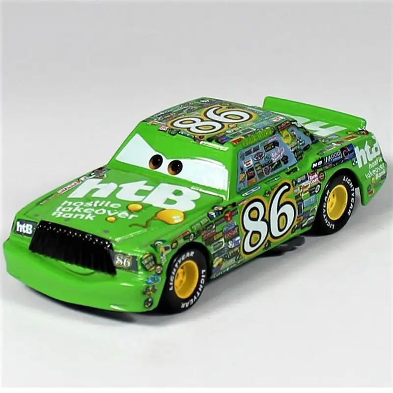 26 green car 7 см тачки Дисней Pixar тачки Рамирез Молния Маккуин гоночный семейный литой под давлением игрушечный автомобиль из металлического сплава для детей игрушка подарок для мальчика без пульта дистанционного управления - Цвет: 26 green car