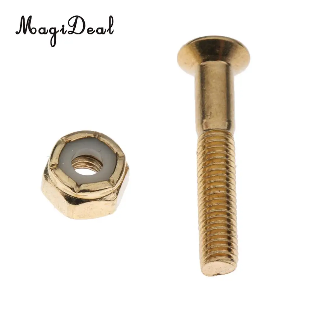MagiDeal Скейтборд Longboard монтажные Аппаратные аксессуары 8 шт. болты+ 8 шт. гайки 29 мм