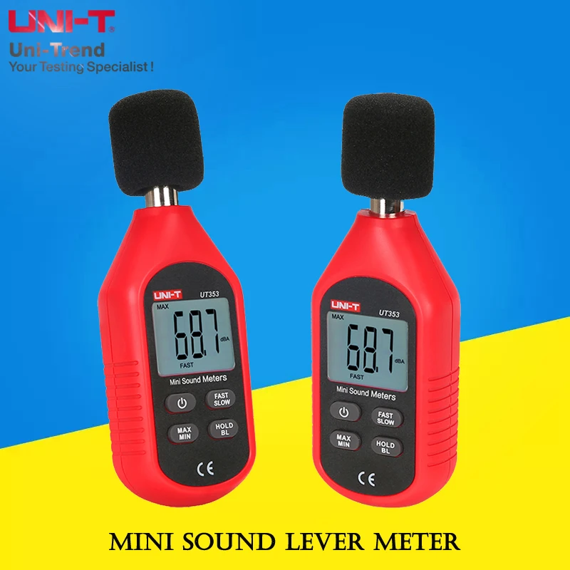 UNI-T UT353 UT353BT Мини-измеритель шума/цифровой измеритель уровня звука/измеритель