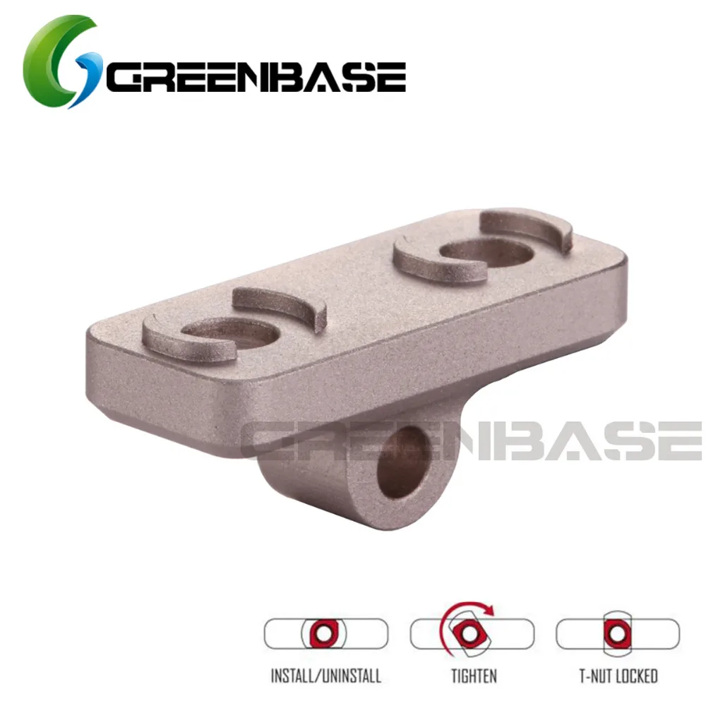 Шарнирное крепление Greenbase в стиле дяди Майк поворотное M-lok низкопрофильный