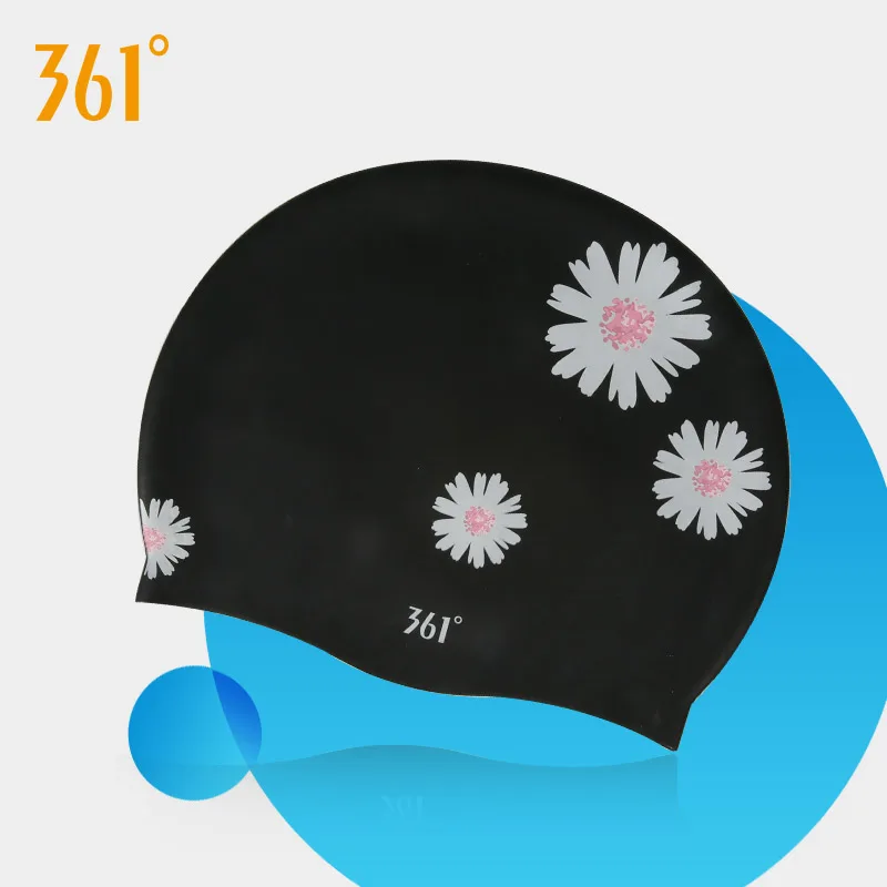 Женская шапочка для плавания с длинными волосами Водонепроницаемая силиконовая