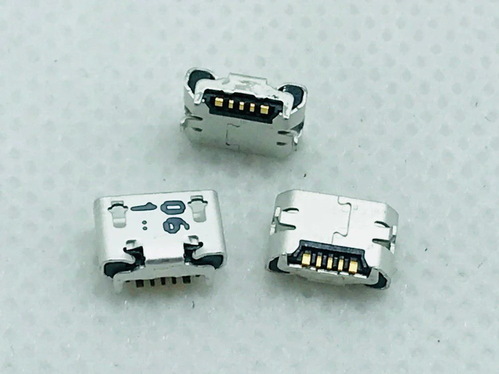 Разъем Micro USB для зарядки OPPO X909 R815 P6/8/9 U701/5/7 Redmi note Findx Honor8 4X 5PIN|Шлейфы мобильных