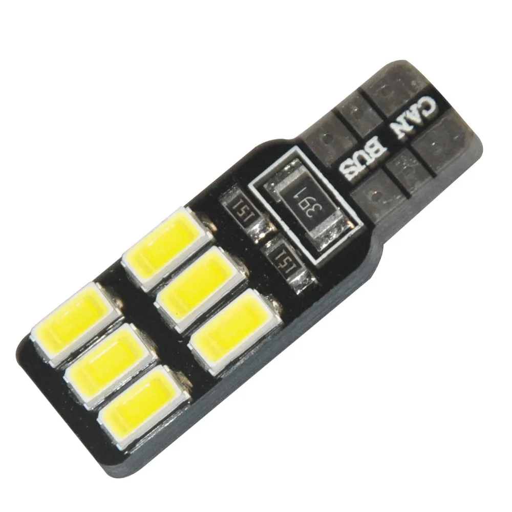 JYL стайлинга автомобилей авто светодиодный T10 Canbus 194 W5W 12 SMD 5630 Светодиодный 2 6 Вт