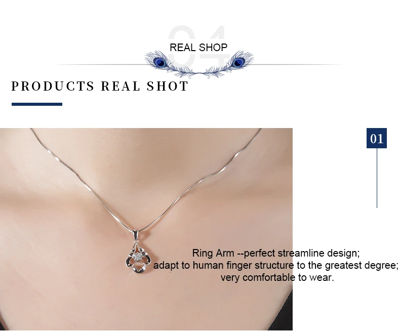 Ювелирные подвески с бриллиантами для женщин 0.04CT 18K Белое Золото 0.3CT бриллиантовое ожерелье с эффектом бриллиантов блестящая подвеска подарки хорошее ювелирное изделие
