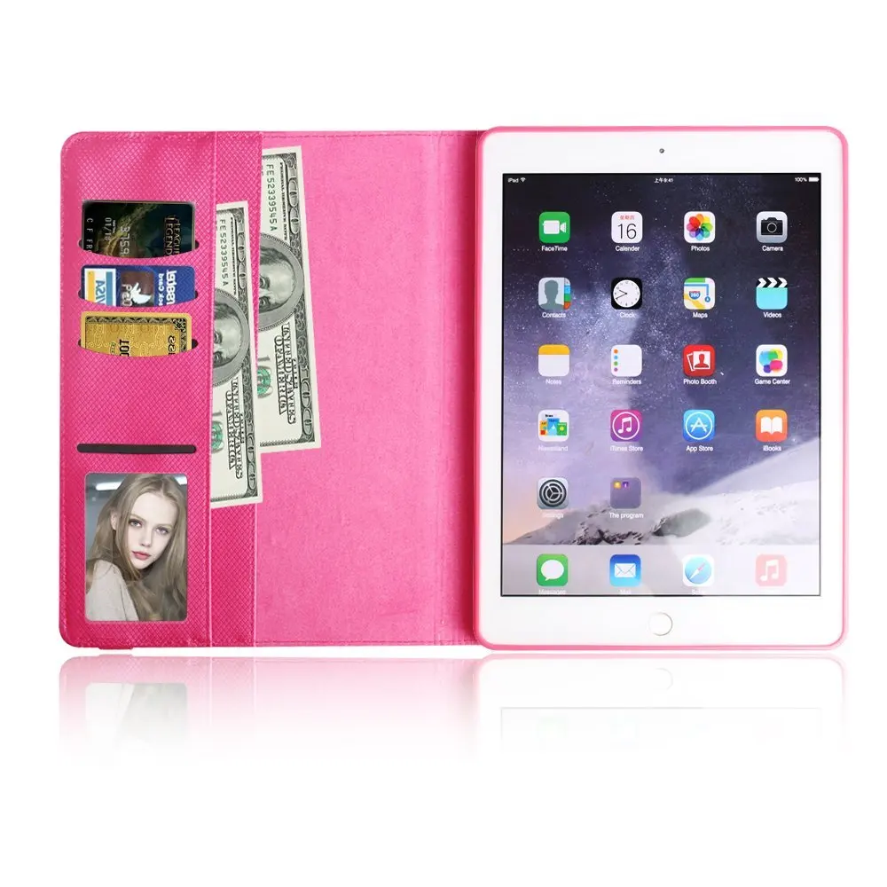 Вращающийся на 360 градусов чехол для iPad 9 7 дюйма 2017/2018 откидная подставка из