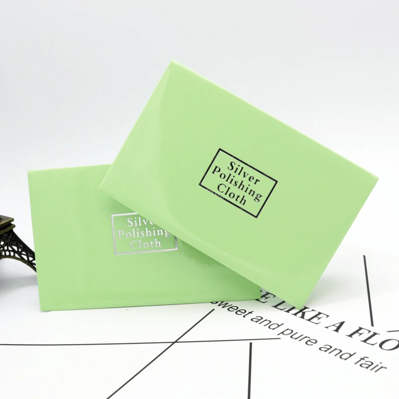 100 шт. салфетка для чистки и полировки серебра в упаковке|Инструменты