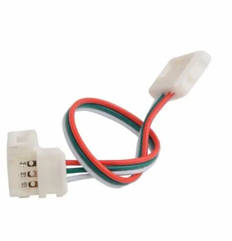 5 шт. 2835 3528 5050 5630 SMD светодиодный светильник для сварки, аксессуары 2pin 4pin 8 мм 10 мм для ws2811 ws2812 RGB ленточная лента - Цвет: 2 head wire