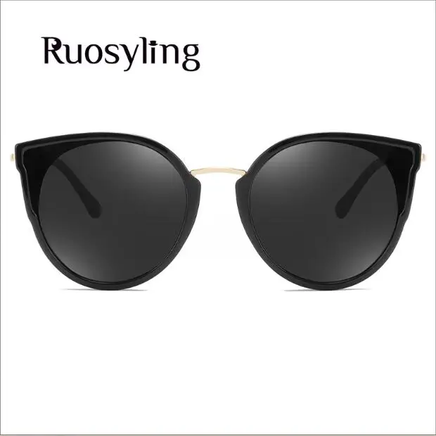 Ruosyling Модные солнцезащитные очки кошачий глаз для женщин и мужчин