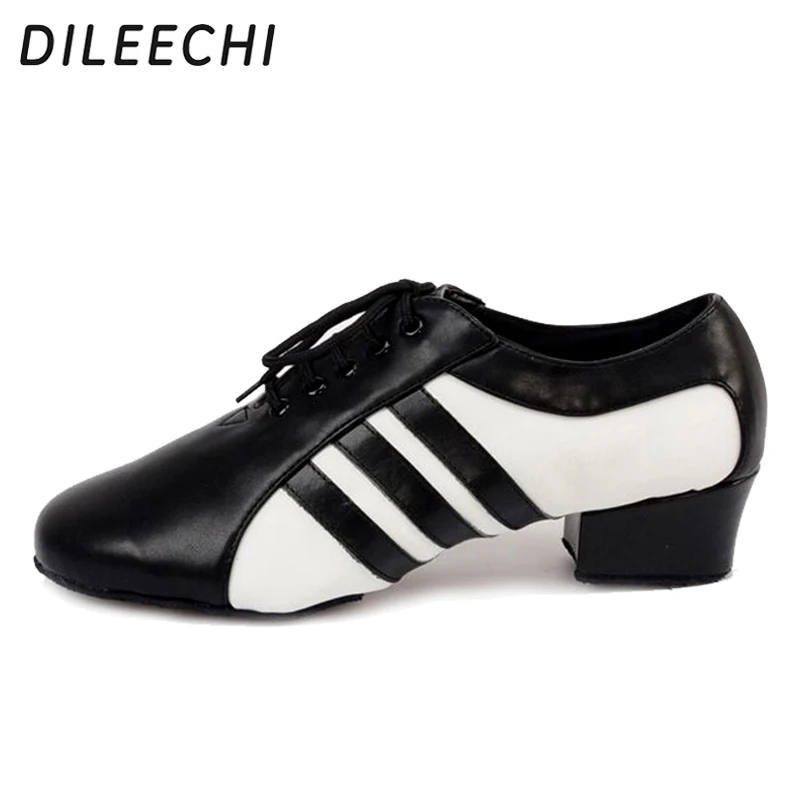 Туфли DILEECHI мужские для латиноамериканских танцев натуральная кожа мягкая