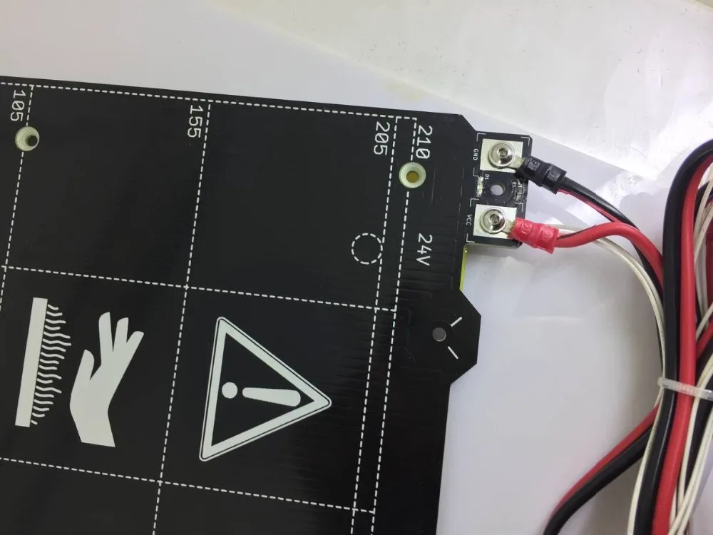 24 В/12 В клон Prusa i3 MK3 3D принтер Подогреваемая кровать Магнитный MK52 тепловой стол с