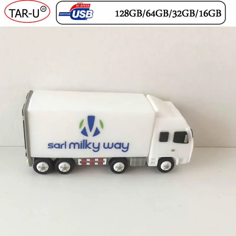 Новая модель мягкая ПВХ грузовик usb флэш-накопитель 16 ГБ 32 ГБ 64 Гб карта памяти с печатью логотипа флэш-накопитель