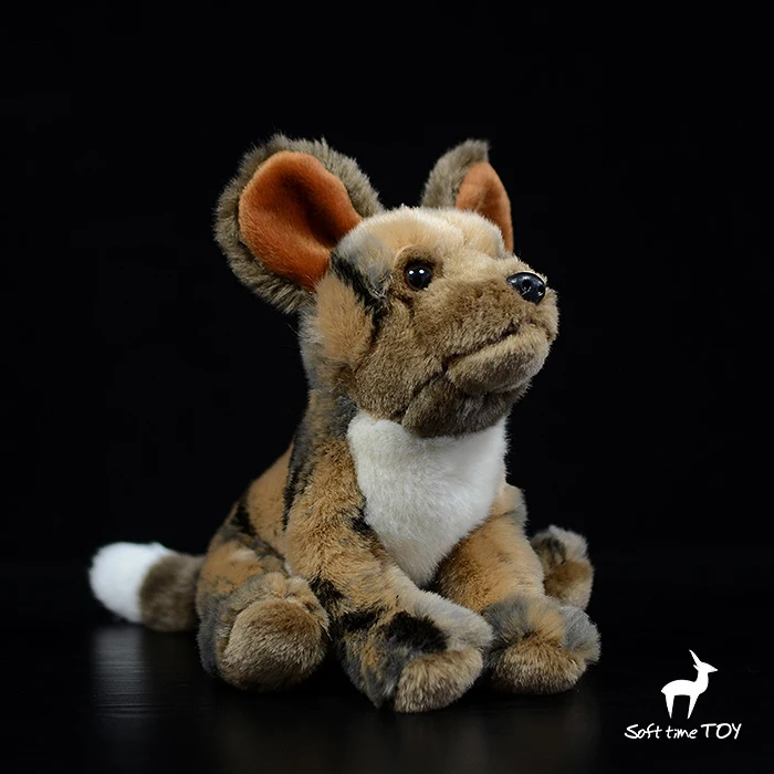 

small Plush toys children cute Simulation African wild dog simulation doll toy gift