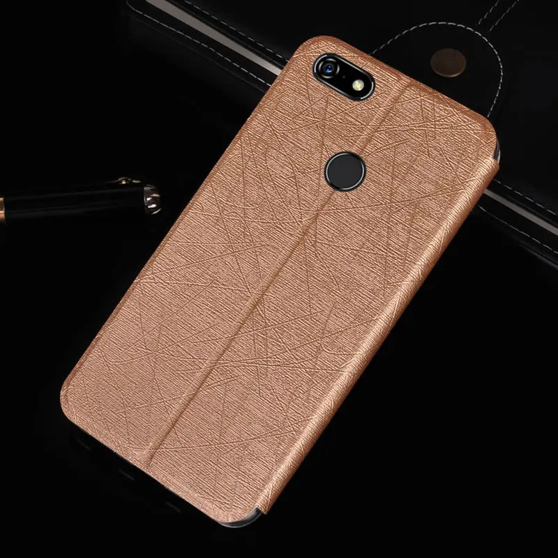 Чехол для lenovo A5 простой роскошный флип-Обложка на заднюю панель из искусственной