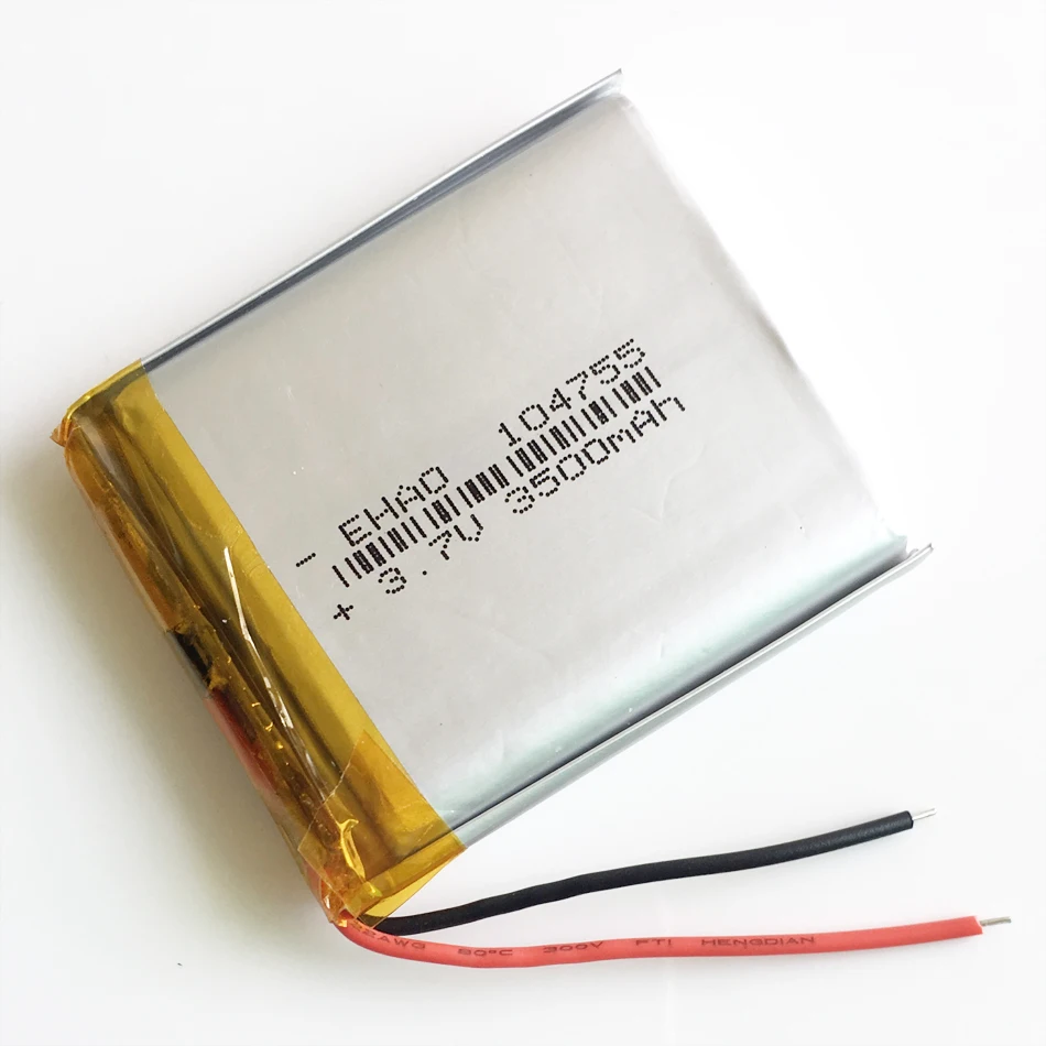 Литий-полимерная аккумуляторная батарея 3 7 в 3500 мАч 104755 для GPS PSP Power bank планшета ПК