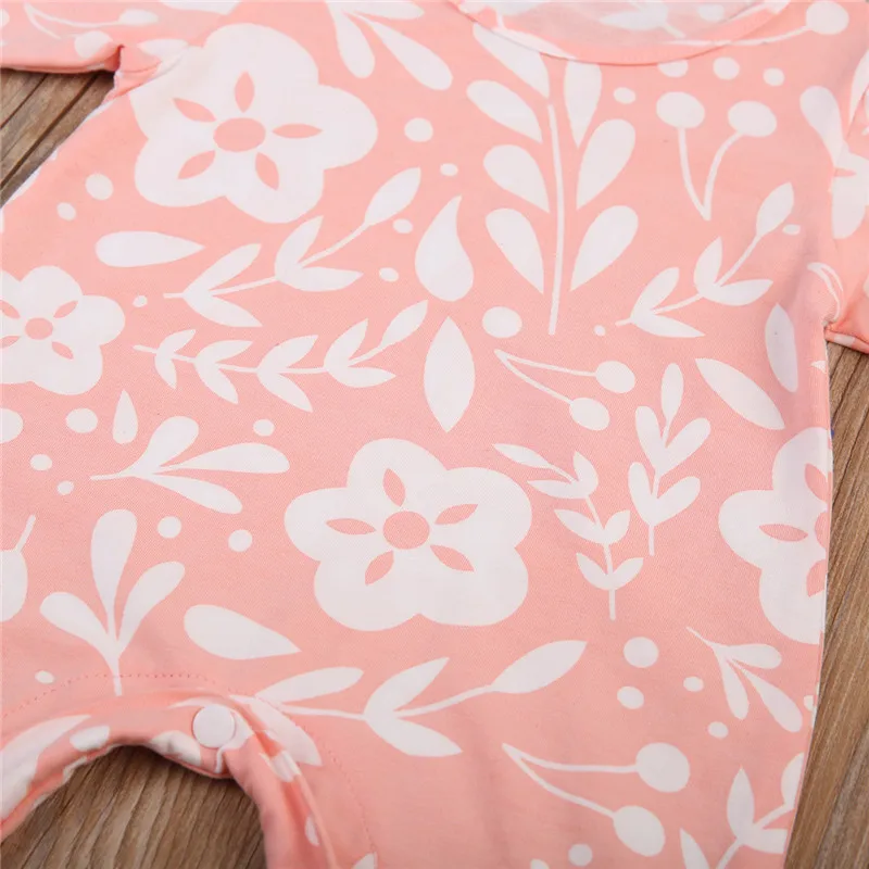 Милая Одежда для новорожденных девочек из 2 предметов 2017 г. Осенний розовый